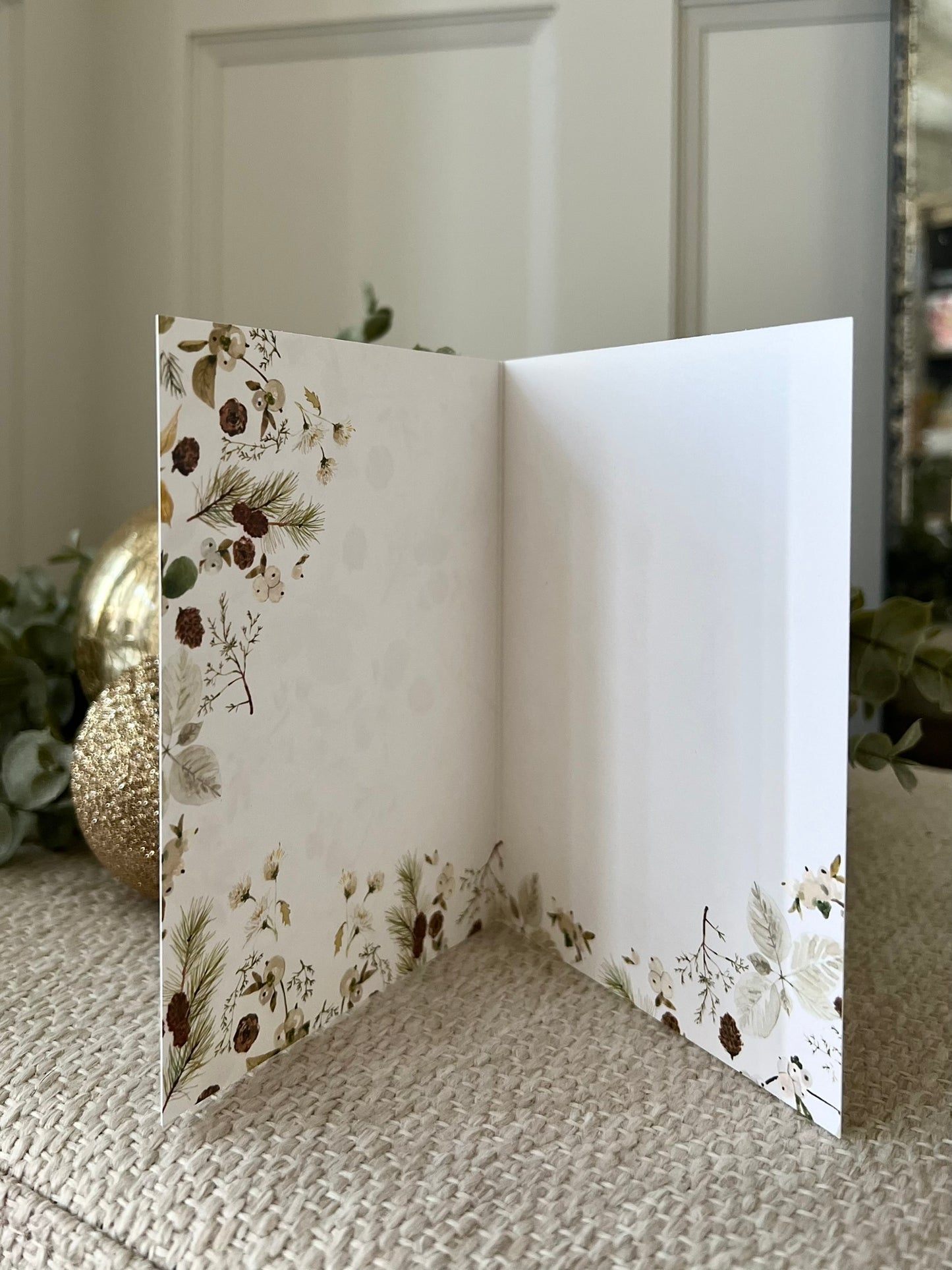 "Winter Foraging" Greeting Card