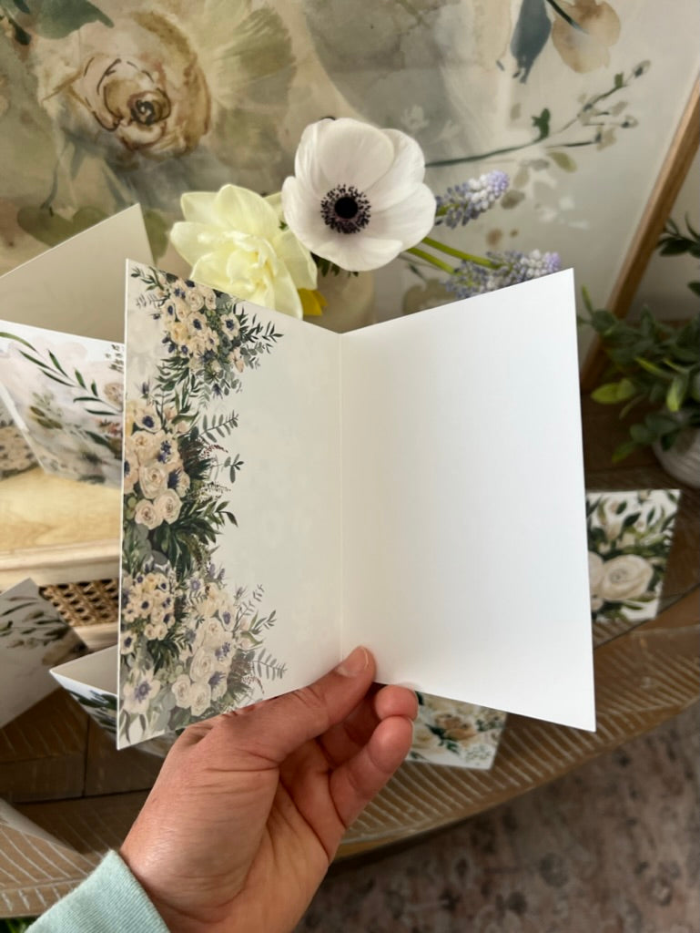 "Jessa on Navy" Greeting Card