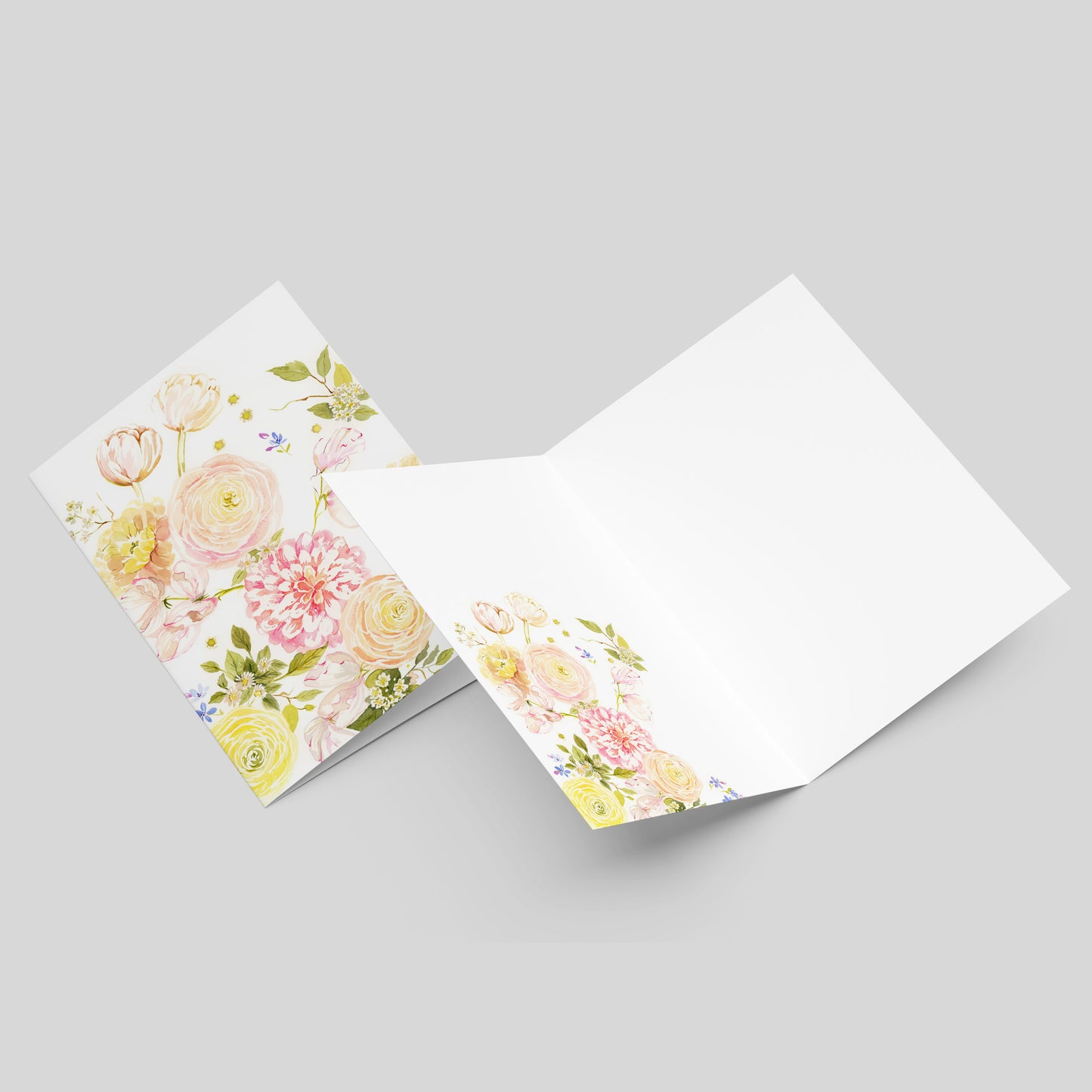 "Spring Flowers" Greeting Card