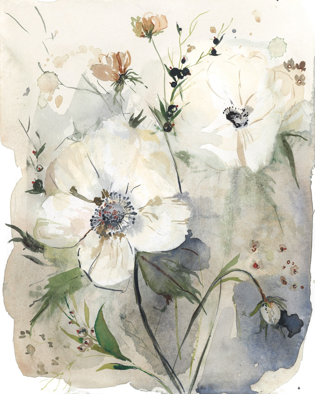 Faded Anemone detail view