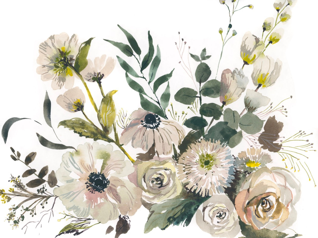 Muted Art Print, Detail view