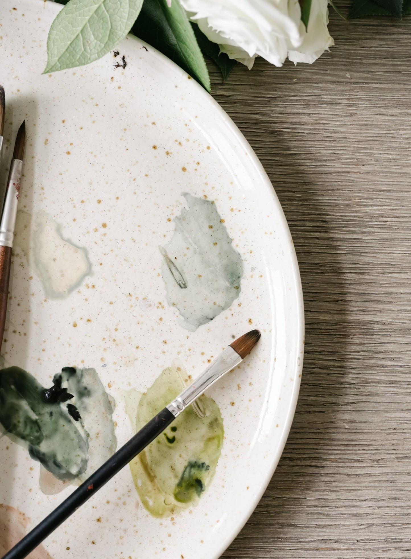 watercolour paint palette