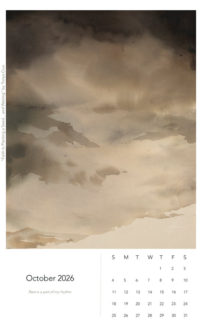 2026 Calendar with Affirmations