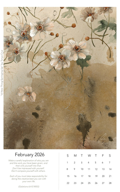 2026 Calendar with Affirmations