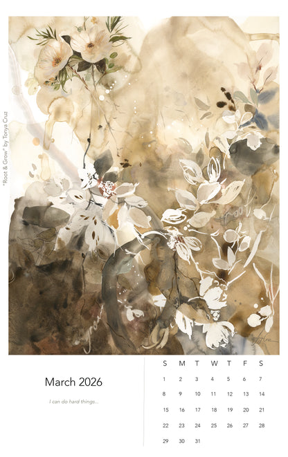 2026 Calendar with Affirmations