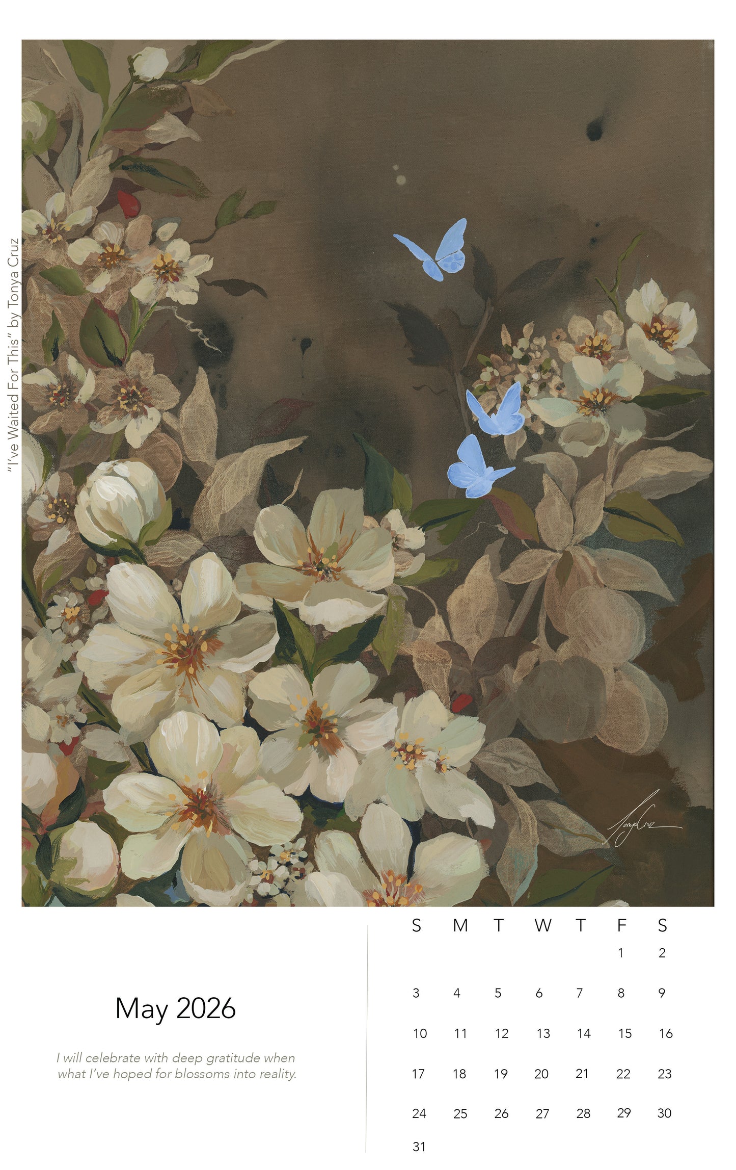 2026 Calendar with Affirmations