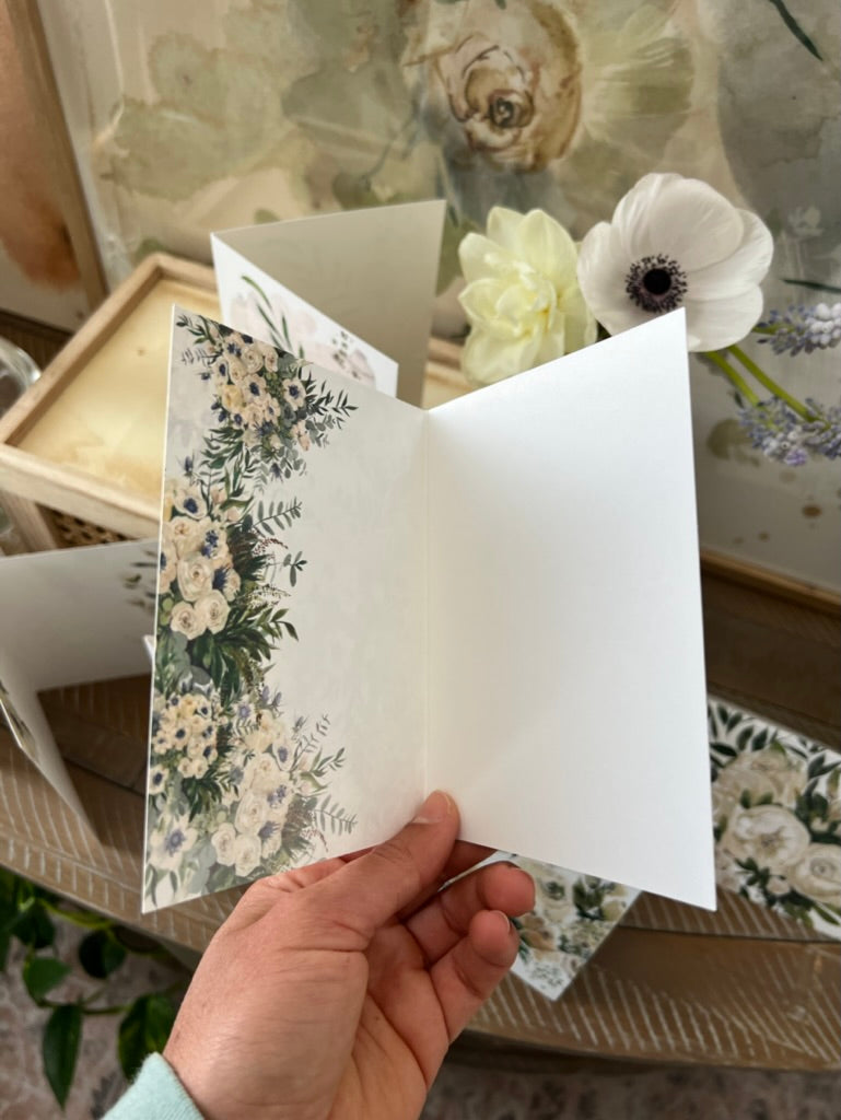 "Jessa on White" Greeting Card