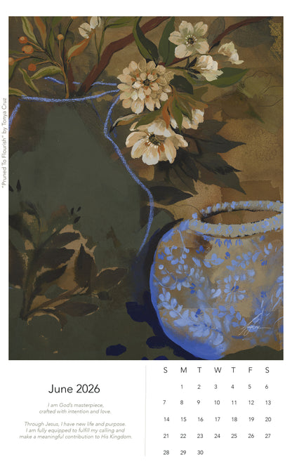 2026 Calendar with Affirmations