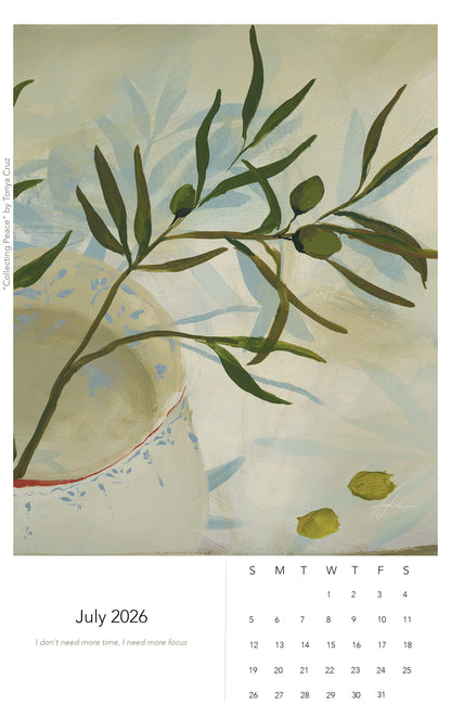 2026 Calendar with Affirmations