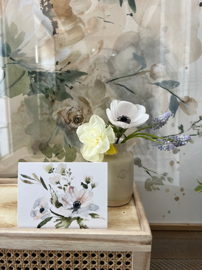 "Anemone" Greeting Card