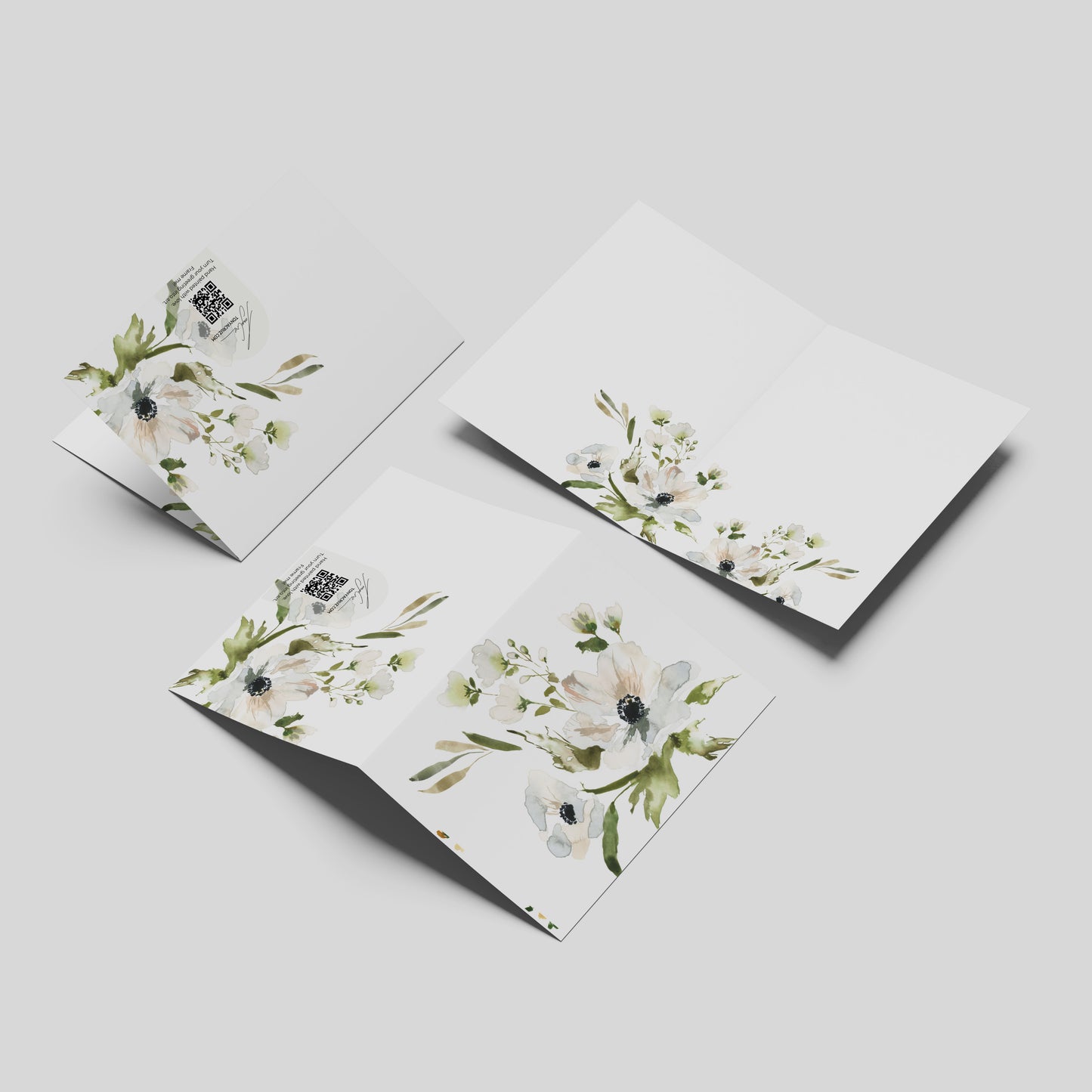"Anemone" Greeting Card
