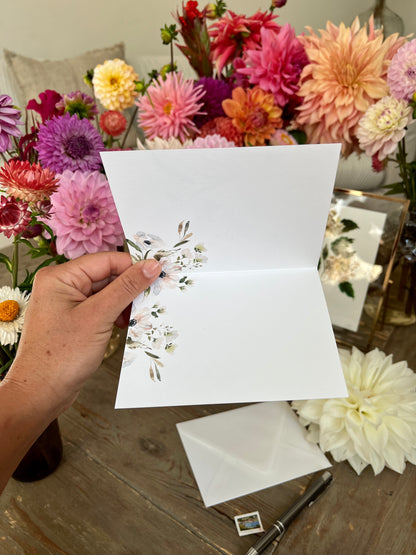 "Anemone" Greeting Card