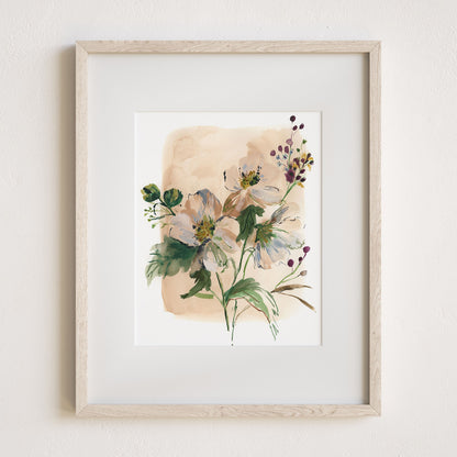 Healing Art Print, 8x10" with mat and frame