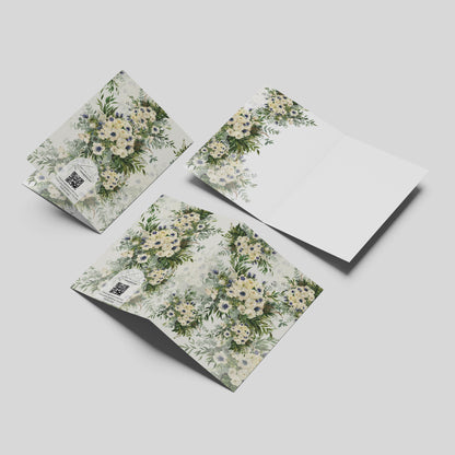 "Jessa on White" Greeting Card