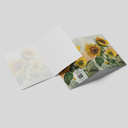 "Sunflowers" Greeting Card