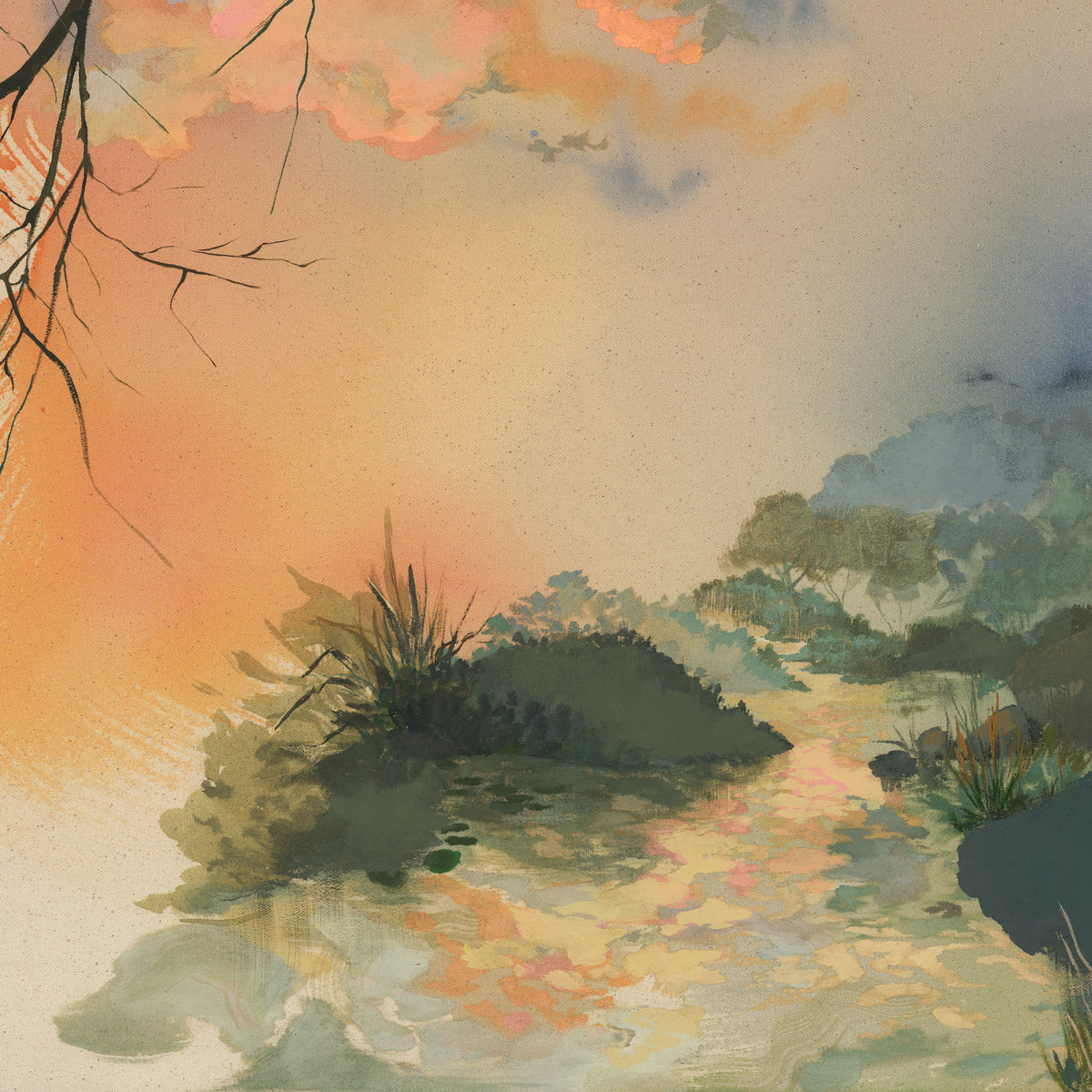 UNDER THE SHADE AND BY THE STREAM, I WILL REST WITH YOU