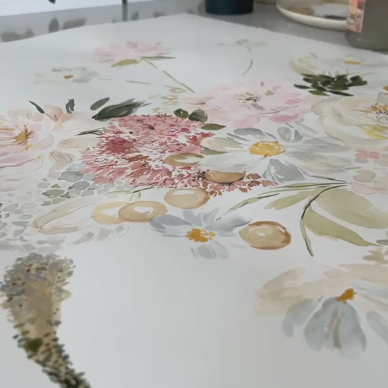Painting Process video reel of Breath Watercolour painting
